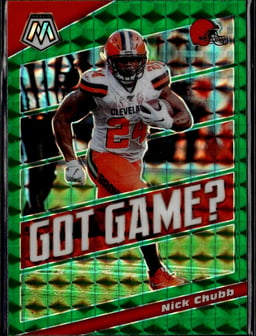 2020 Nick Chubb #GG22 Mosaic Got Game?