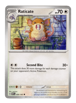 2023 Raticate #20 151