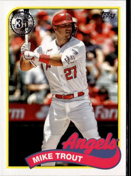 2023 Mike Trout #H H N 100 35th Anniversary