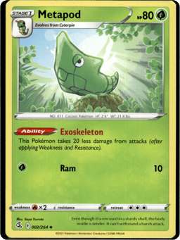 2021 Metapod #2 Fusion Strike