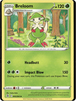 2021 Breloom #5 Fusion Strike