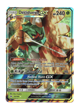 2017 Decidueye-GX #12 Sun & Moon