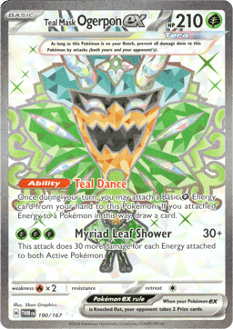 2024 Teal Mask Ogerpon ex #190 Twilight Masquerade