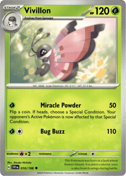 2023 Vivillon #10 Scarlet & Violet
