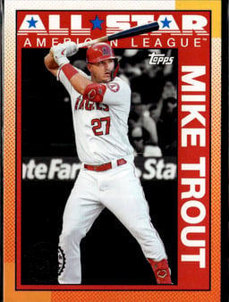 2019 Mike Trout #90AS-10 2019 AL All-Star