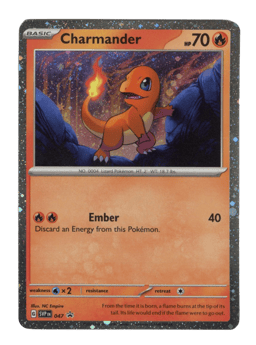 2023 Charmander #47 Scarlet & Violet Black Star Promos