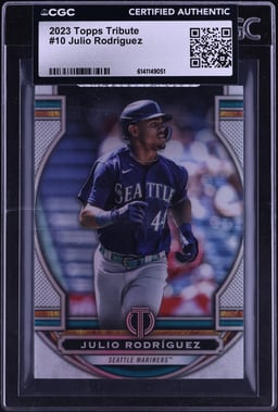 2023 Topps Tribute Julio Rodriguez #10 CGC AUTH
