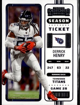2022 Derrick Henry #100 Contenders
