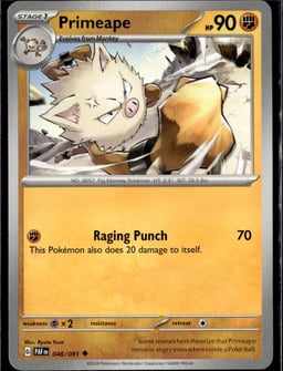 2024 Primeape #46 Paldean Fates