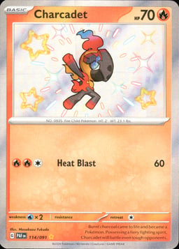 2024 Charcadet #114 Paldean Fates
