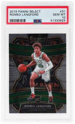 2019 Panini Select Concourse Romeo Langford #31 PSA 10
