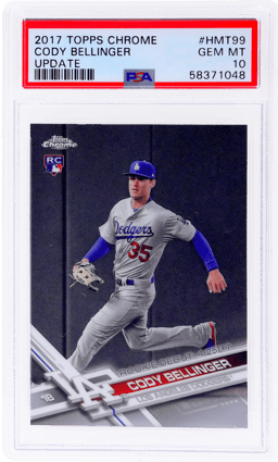2017 Topps Chrome Update Cody Bellinger #HMT99 PSA 10
