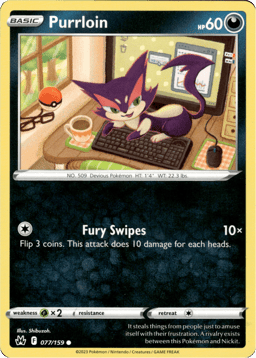 2023 Purrloin #77 Crown Zenith