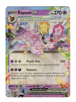 2025 Espeon ex #34 Prismatic Evolutions