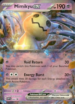 2023 Mimikyu ex #4 Scarlet & Violet Black Star Promos