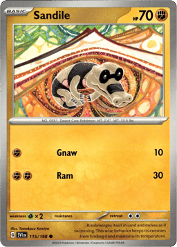2023 Sandile #115 Scarlet & Violet