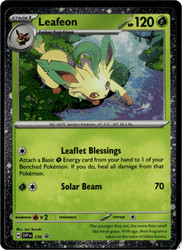2023 Leafeon #170 Scarlet & Violet Black Star Promos