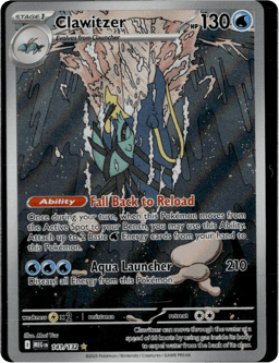 2025 Clawitzer #141 Mega Evolution