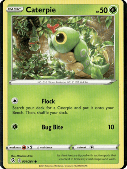 2021 Caterpie #1 Fusion Strike