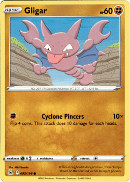 2022 Gligar #95 Lost Origin
