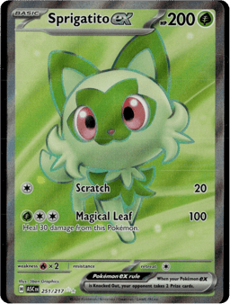 2026 Sprigatito ex #251 Ascended Heroes