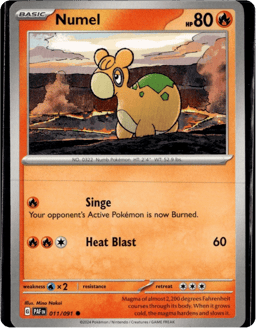 2024 Numel #11 Paldean Fates