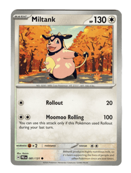 2025 Miltank #81 Prismatic Evolutions