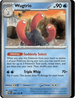 2023 Wugtrio #53 Paradox Rift