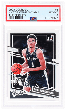 2023 Donruss the Rookies Victor Wembanyama #1 PSA 6