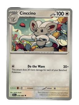 2025 Cinccino #76 Black Bolt
