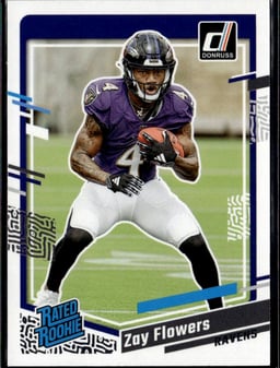 2023 Zay Flowers #307 Donruss