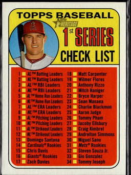 2018 Mike Trout #57 Topps Heritage