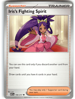 2026 Iris's Fighting Spirit #190 Ascended Heroes