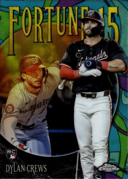 2025 Dylan Crews #F15-11 Topps Chrome Fortune 15