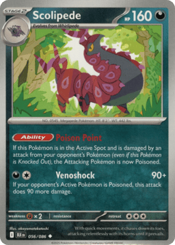 2025 Scolipede #56 Black Bolt