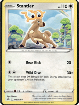 2021 Stantler #208 Fusion Strike