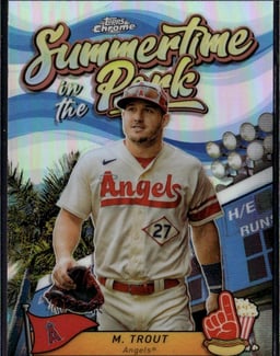 2024 Mike Trout #SITP-1 Topps Chrome Summertime in the Park