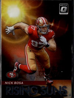 2021 Nick Bosa #RS-8 Donruss Optic Rising Suns