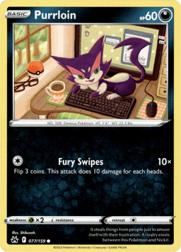 2023 Purrloin #77 Crown Zenith