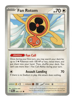 2025 Fan Rotom #85 Prismatic Evolutions