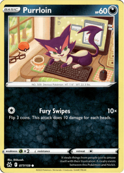 2023 Purrloin #77 Crown Zenith