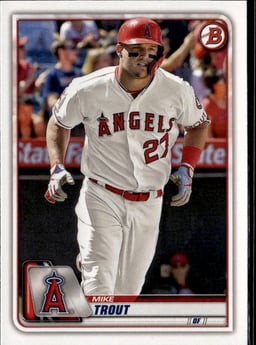 2020 Mike Trout #1 Bowman