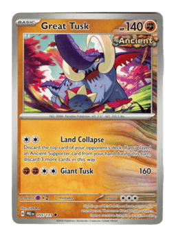 2025 Great Tusk #55 Prismatic Evolutions