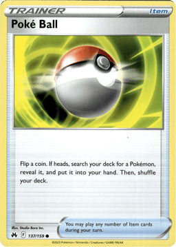 2023 Poké Ball #137 Crown Zenith