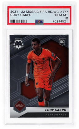 2021 Panini Mosaic Road To the Fifa World Cup Qatar Cody Gakpo #177 PSA 10
