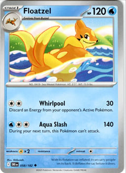2025 Floatzel #58 Destined Rivals