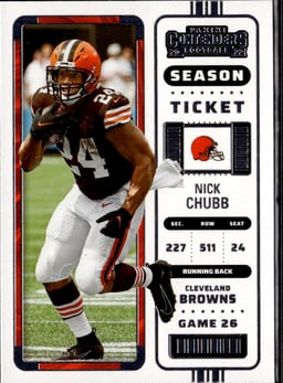 2022 Nick Chubb #24 Contenders