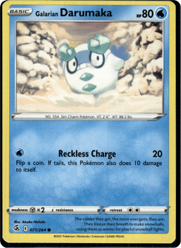 2021 Galarian Darumaka #71 Fusion Strike