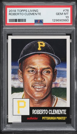 2018 Topps Living Roberto Clemente #76 PSA 10 GEM MINT