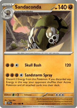 2023 Sandaconda #120 Scarlet & Violet